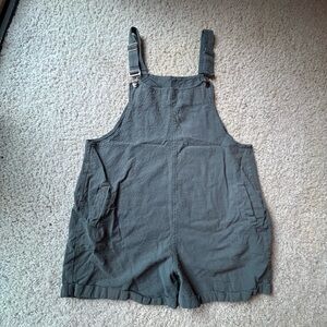 Linen Short Overalls